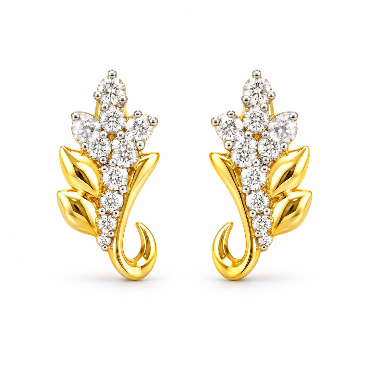 Leafy Glow Diamond Tops