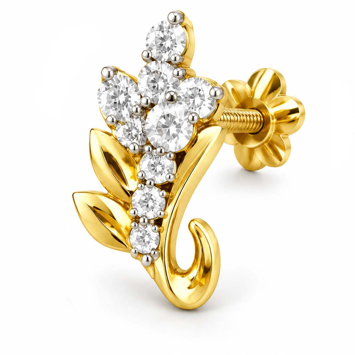 Leafy Glow Diamond Tops