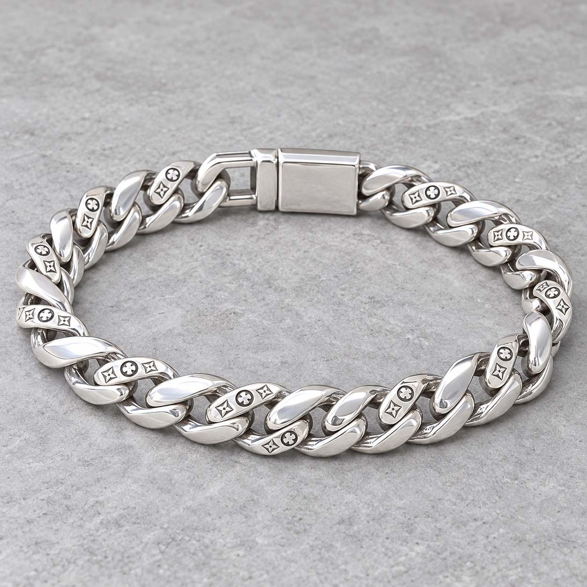 42.400 g 925 Sterling Silver Bracelet for Men - Savya Jewels