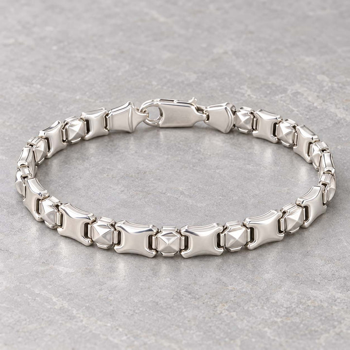 24.300 g 925 Sterling Silver Bracelet for Men - Savya Jewels