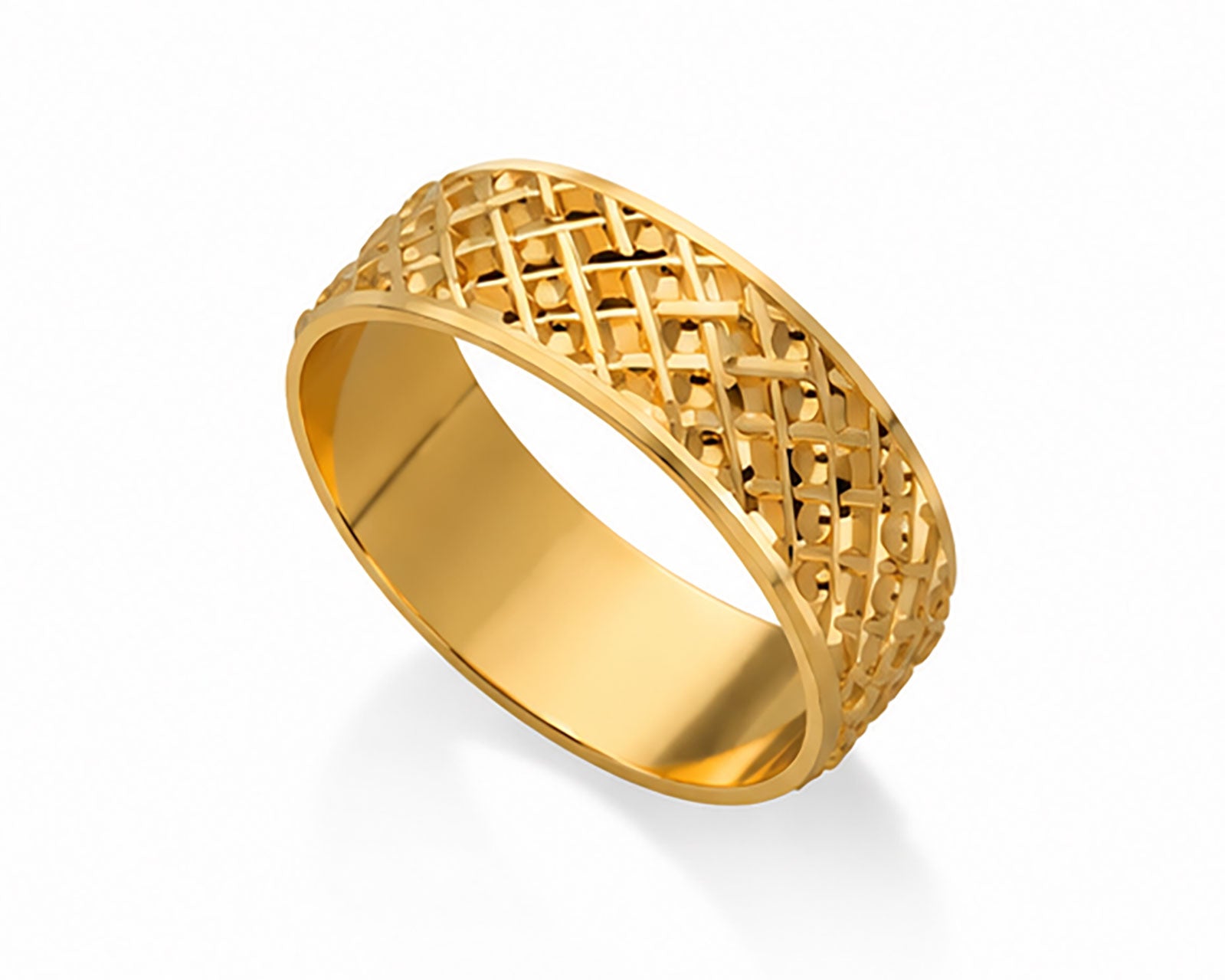 18Kt Gold Band | BIS Hallmarked Comfort-Fit Gold Band