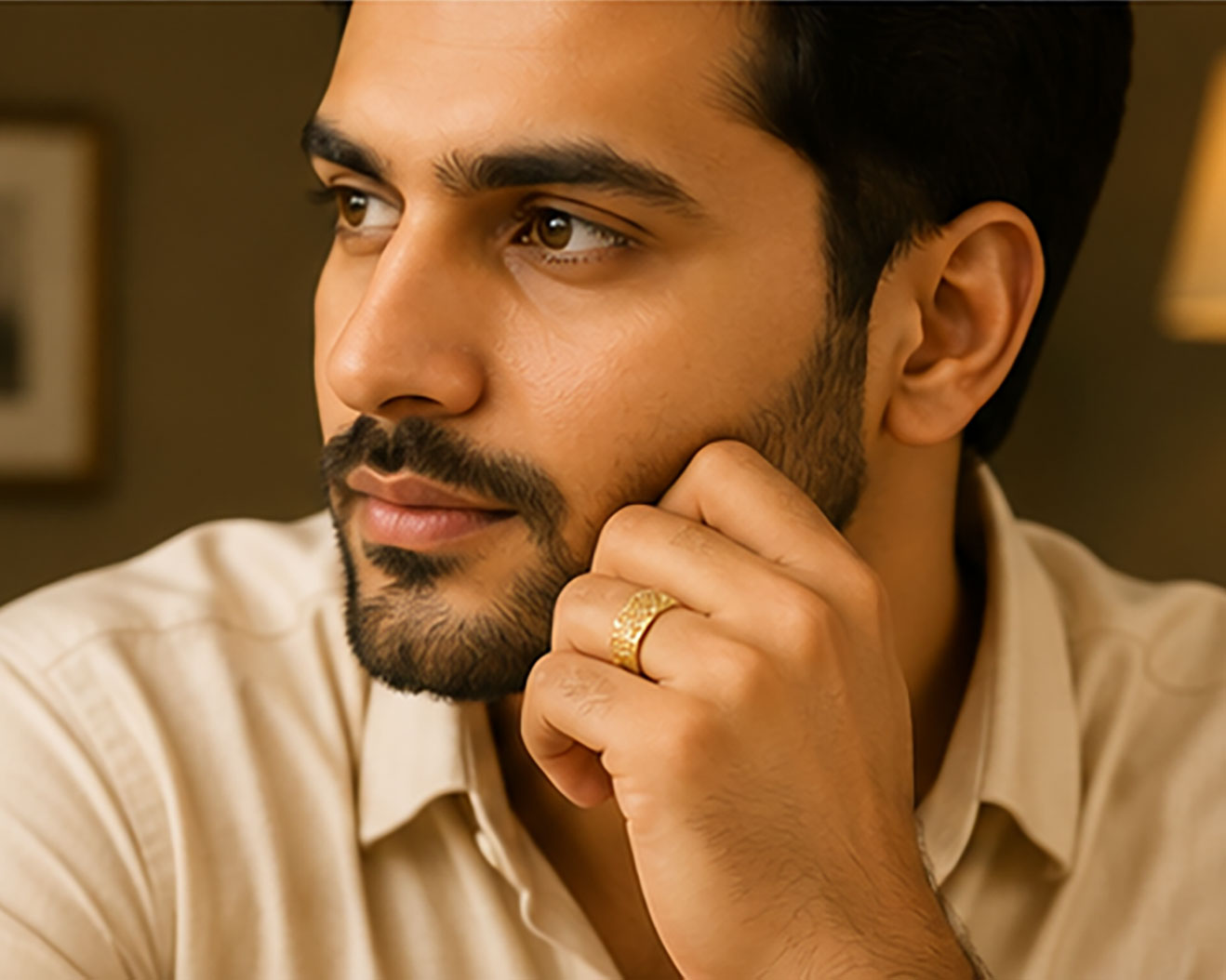 18Kt Gold Band | BIS Hallmarked Comfort-Fit Gold Band