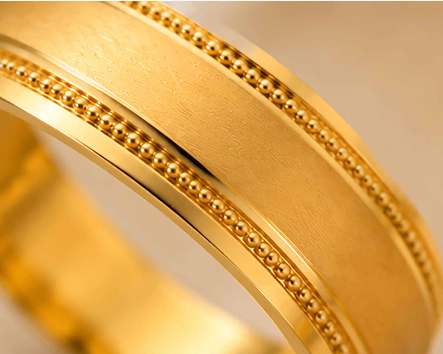 18Kt Gold Band | BIS Hallmarked Plain Gold Band