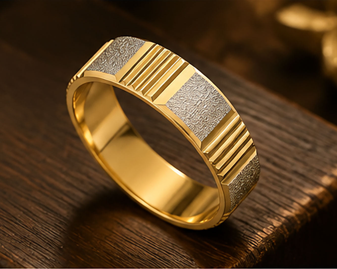 18Kt Plain Gold Band – BIS Hallmarked | Savya Jewels