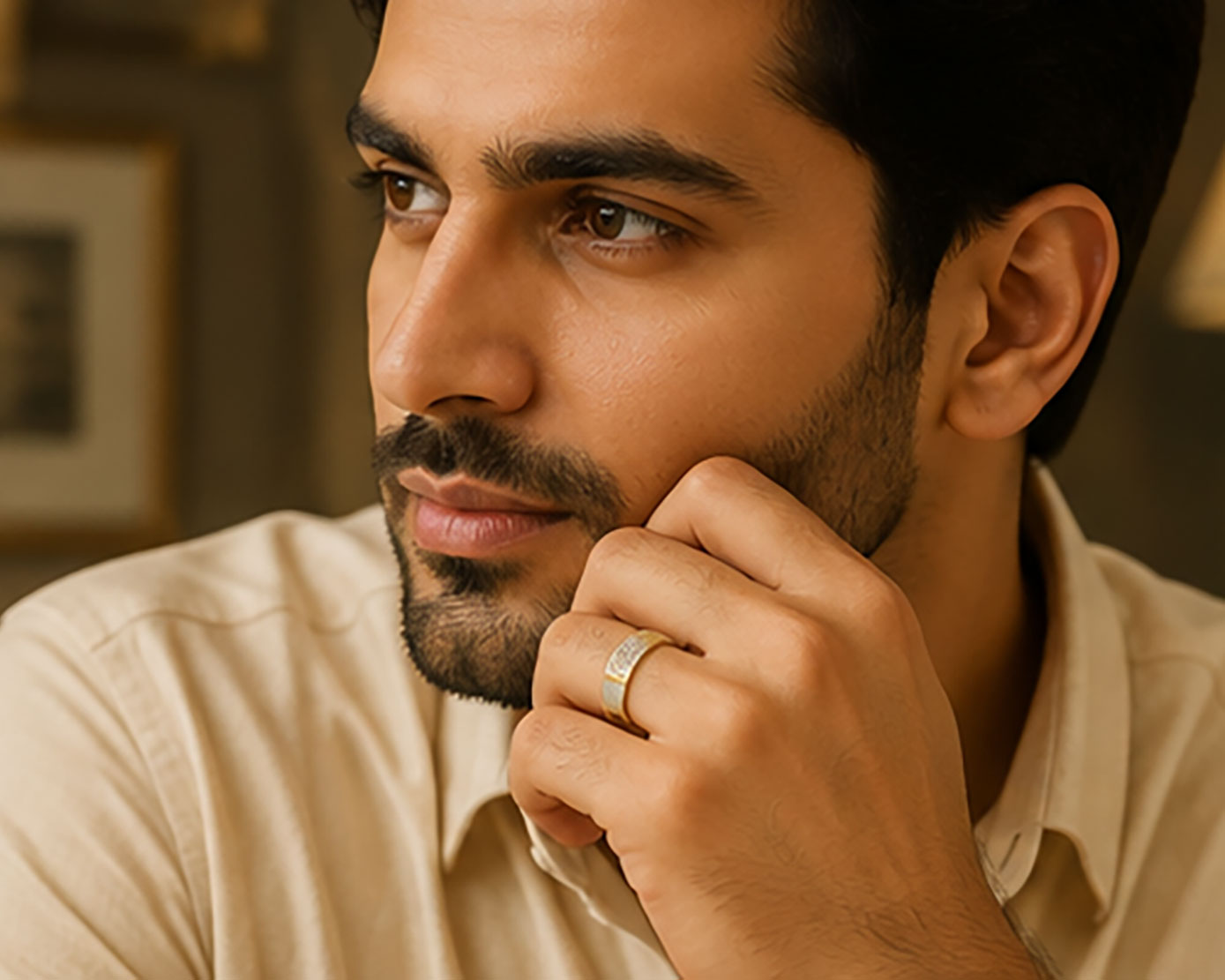 18Kt Plain Gold Band – BIS Hallmarked | Savya Jewels