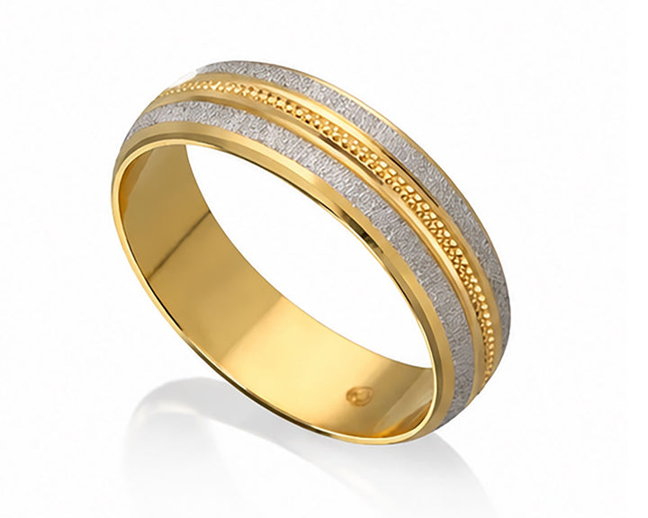18Kt BIS Hallmarked Plain Gold Band | Savya Jewels
