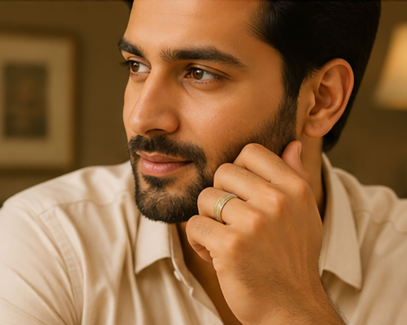 18Kt BIS Hallmarked Plain Gold Band | Savya Jewels