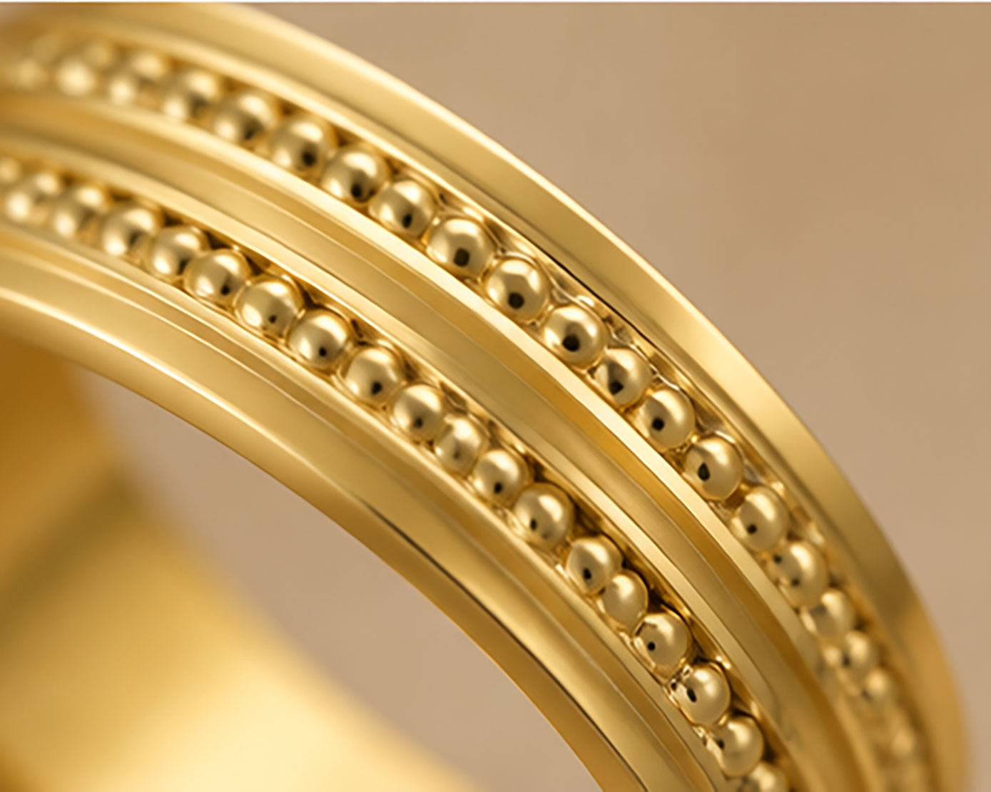 18Kt Gold Band | BIS Hallmarked Mirror-Polish Gold Band