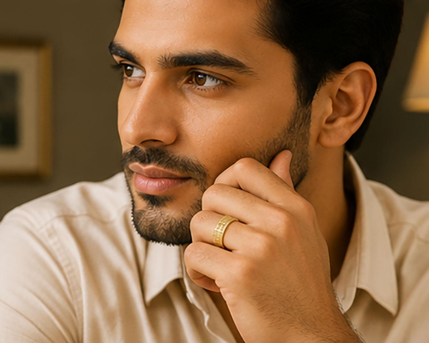 18Kt Gold Band | BIS Hallmarked Mirror-Polish Gold Band