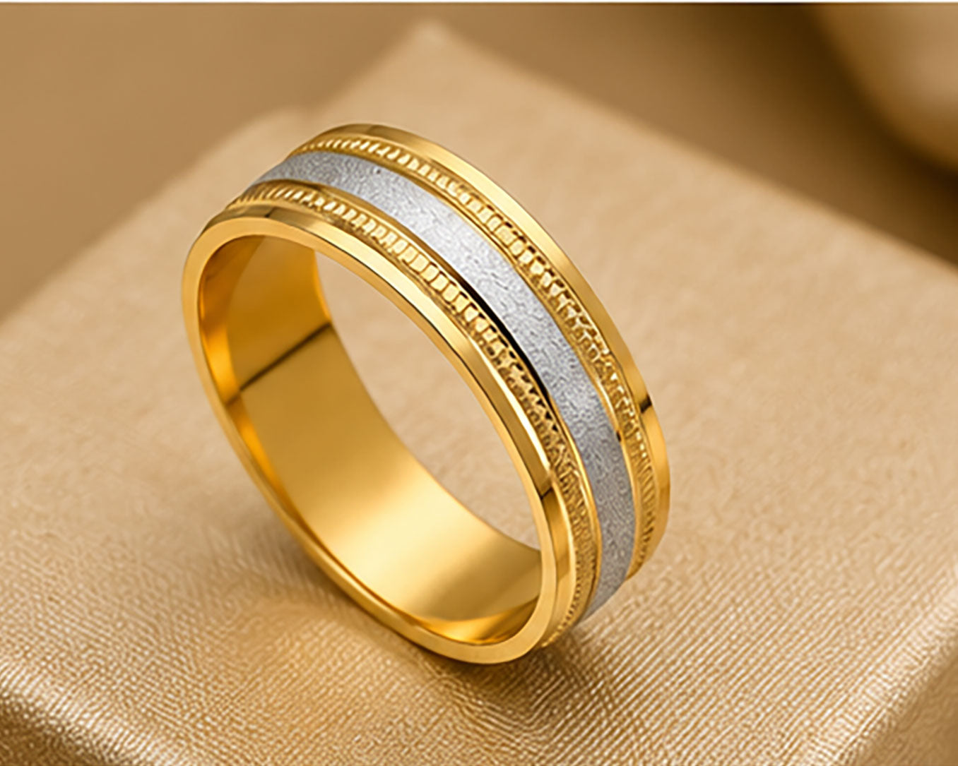 18Kt Gold Band | BIS Hallmarked Mirror-Polish Gold Band