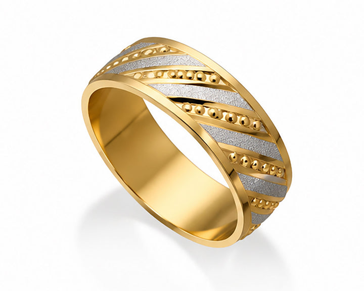 18Kt Gold Band | BIS Hallmarked Sleek Plain Band