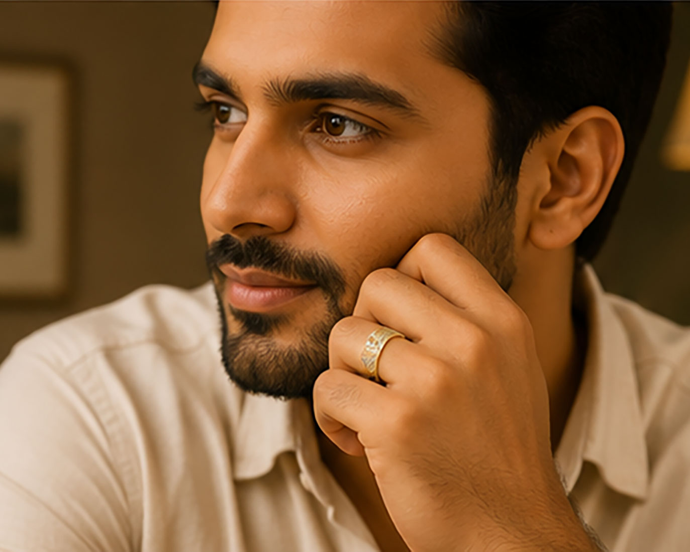 18Kt Gold Band | BIS Hallmarked Sleek Plain Band