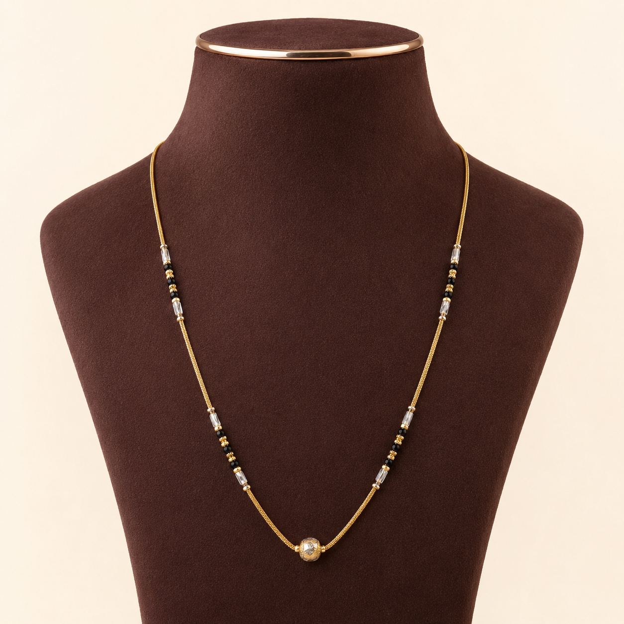 Gold Mangalsutra in 22KT Yellow Gold