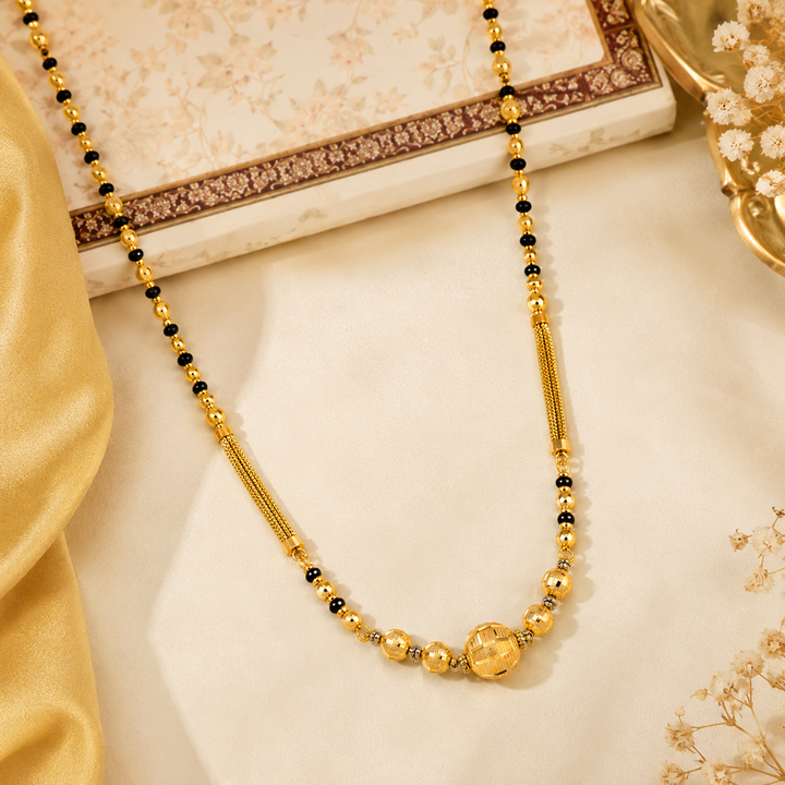 Gold Mangalsutra in 22KT Yellow Gold