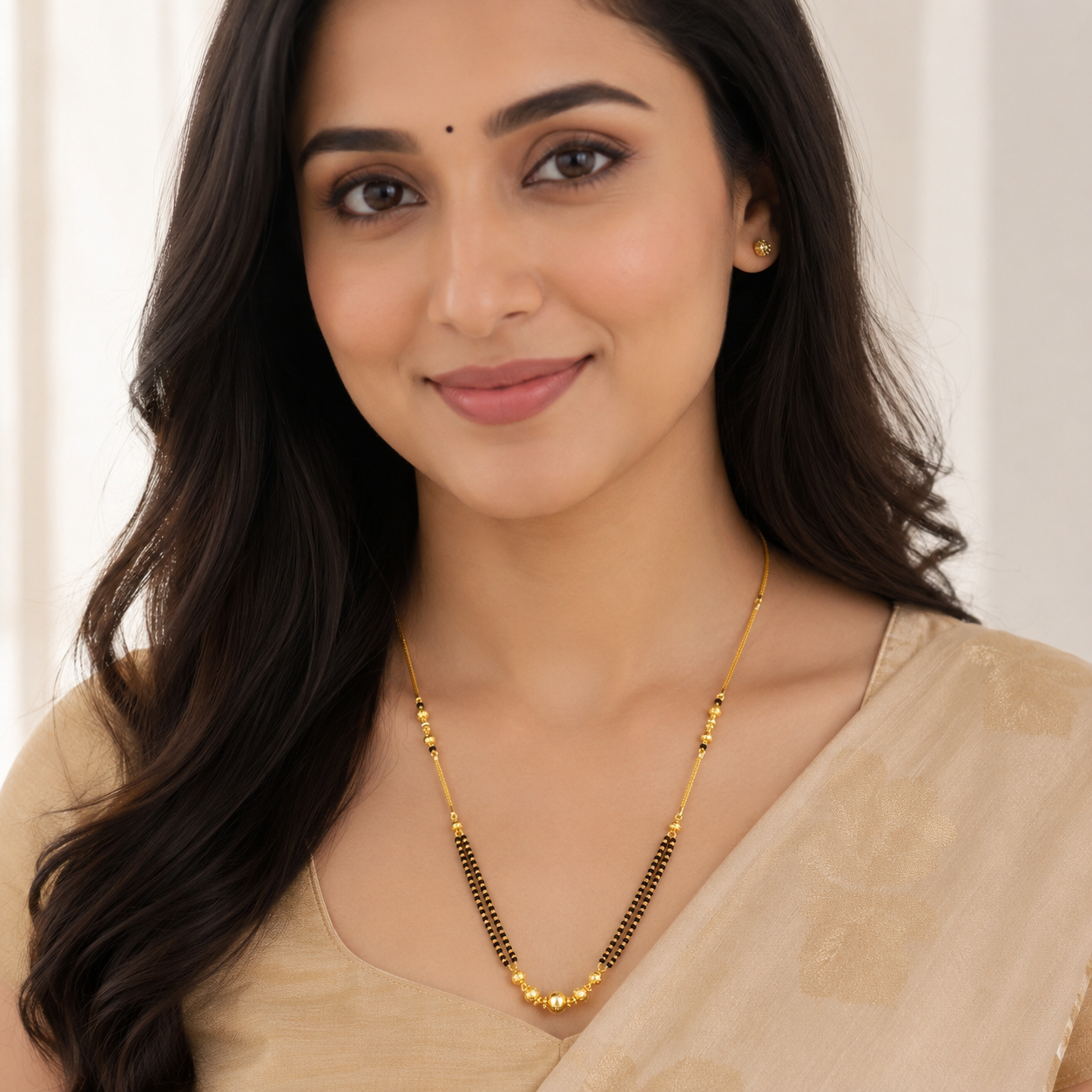 Gold Mangalsutra in 22KT Yellow Gold | 9.42g