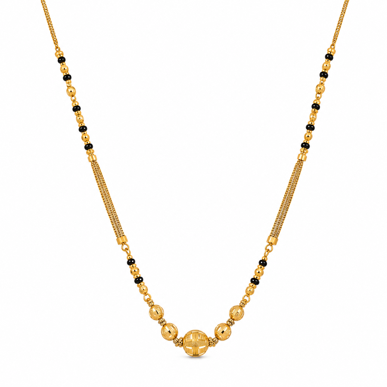 Gold Mangalsutra in 22KT Yellow Gold