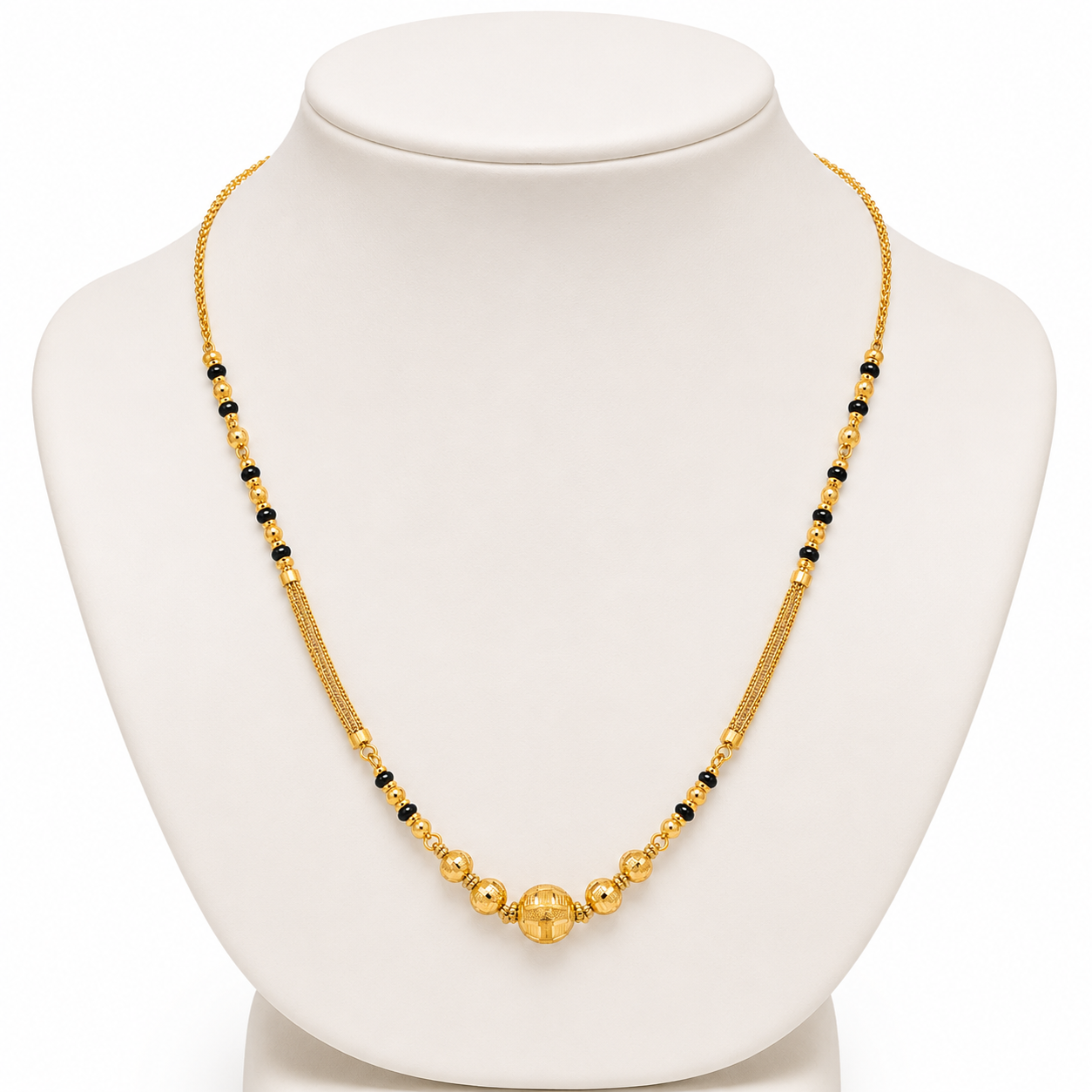 Gold Mangalsutra in 22KT Yellow Gold