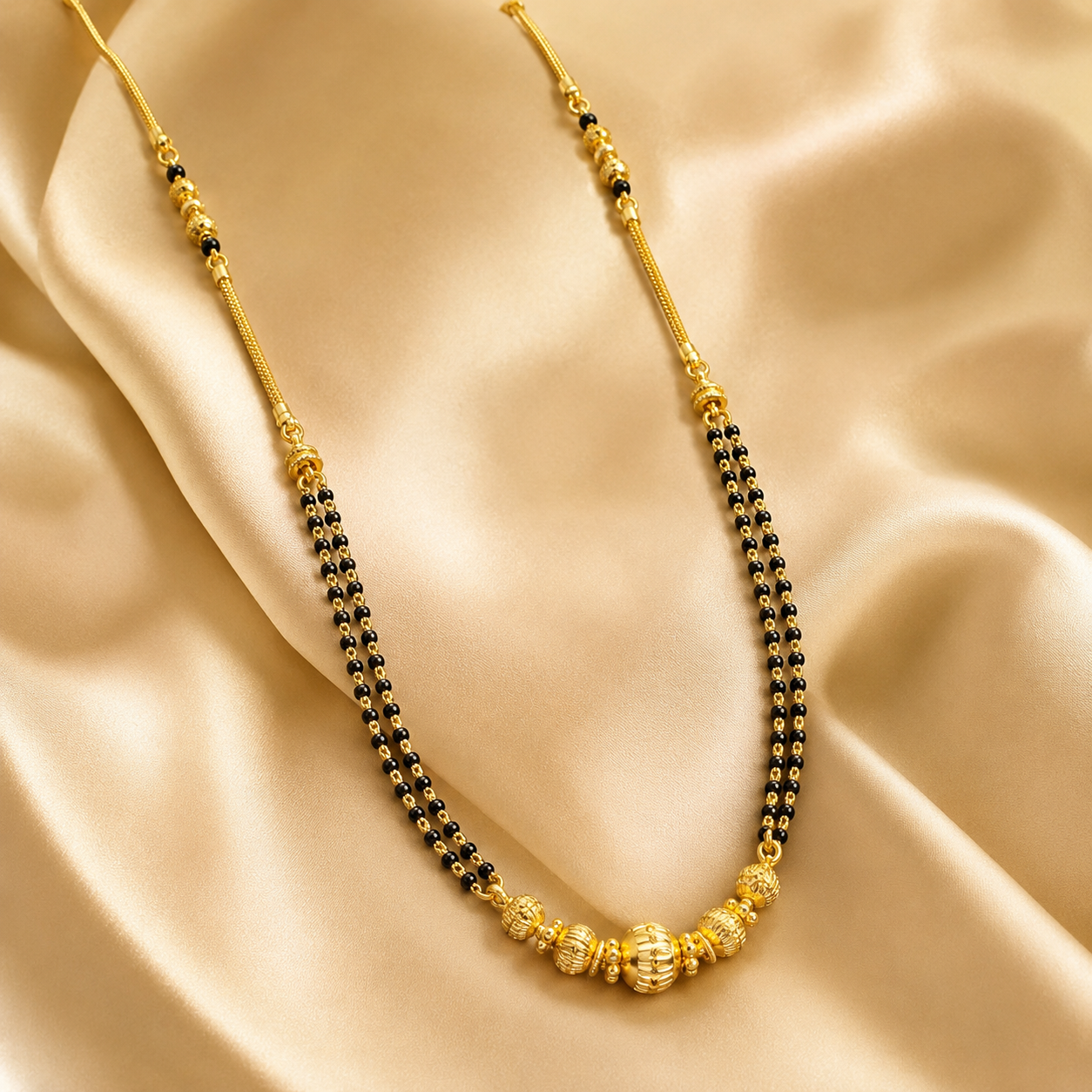 Gold Mangalsutra in 22KT Yellow Gold | 9.42g