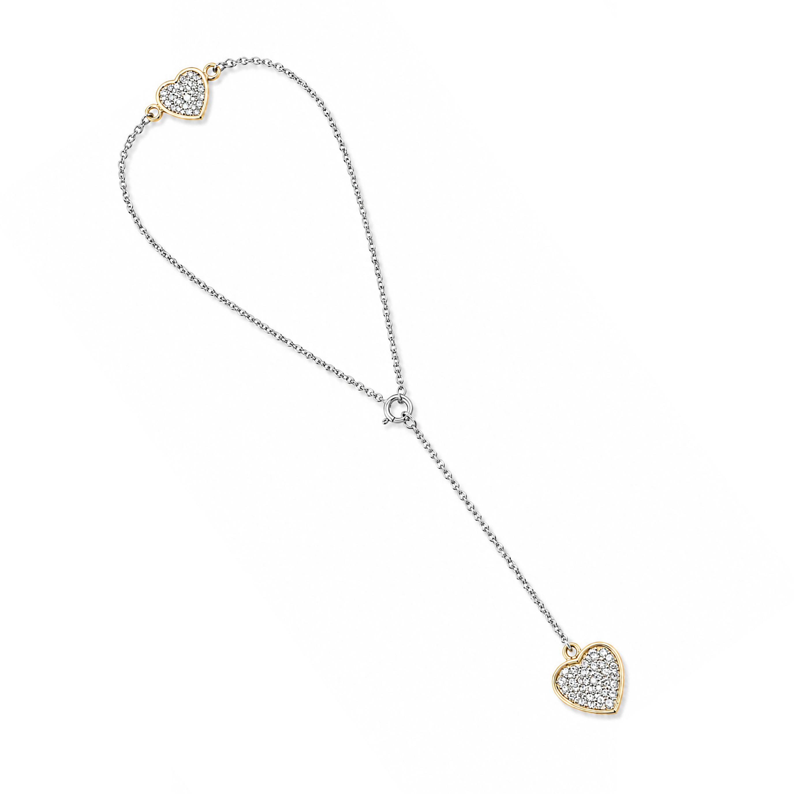 Platinum Women's Chain Bracelet | Pt950 + 18Kt | Savya Jewels