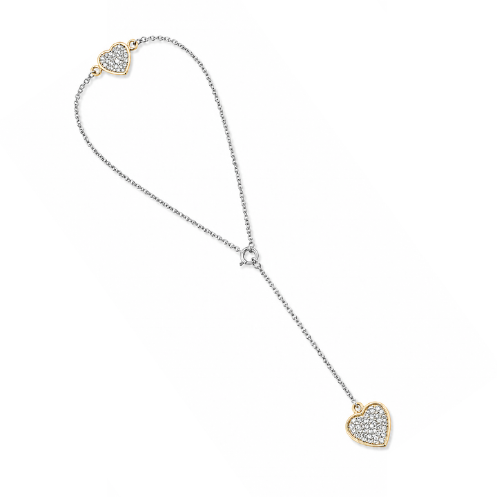 Platinum Women's Chain Bracelet | Pt950 + 18Kt | Savya Jewels