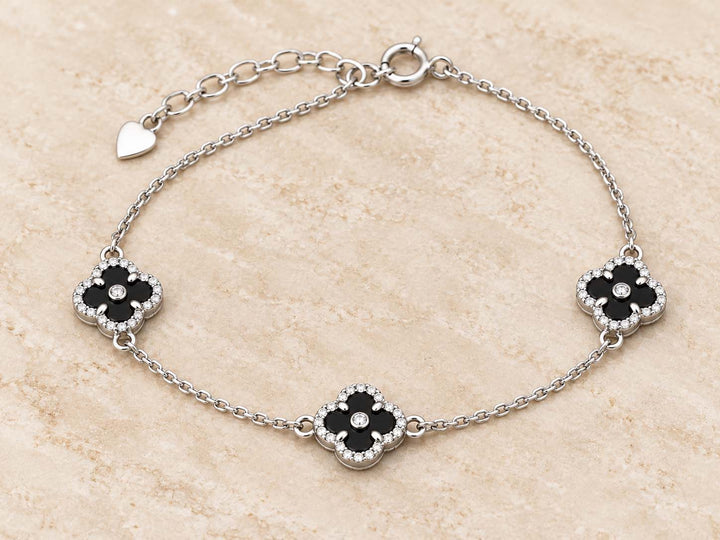 Floral Silver Wire Bracelet for Women | Savya Jewels