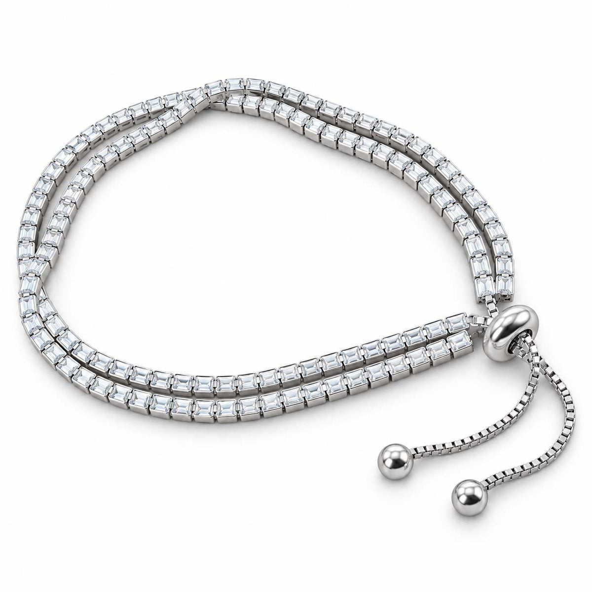 Two Layer Silver Wire Bracelet for Women | Savya Jewels