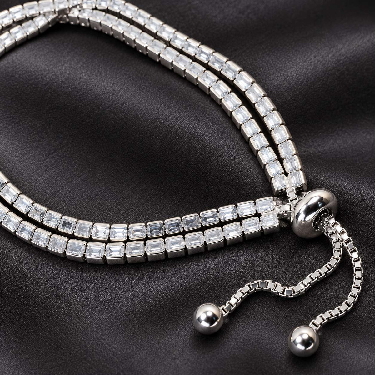 Two Layer Silver Wire Bracelet for Women | Savya Jewels