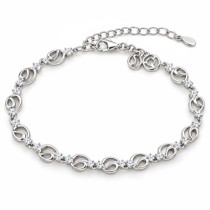 Spiral Silver Wire Bracelet for Women | Savya Jewels