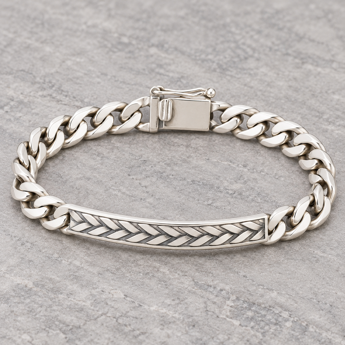 18.640 g 925 Sterling Silver Bracelet for Men - Savya Jewels