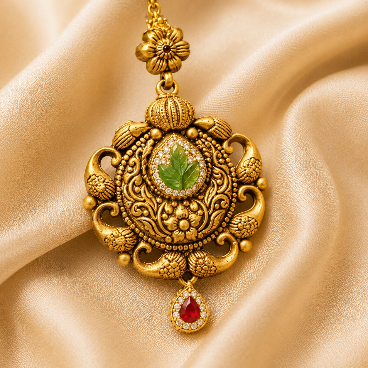 22Kt Gold Maang Tikka | Minimalist Daily Wear | Savya Jewels