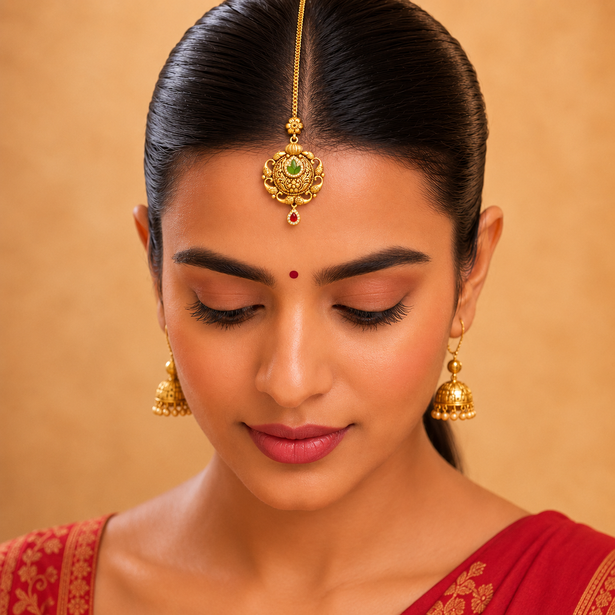 22Kt Gold Maang Tikka | Minimalist Daily Wear | Savya Jewels