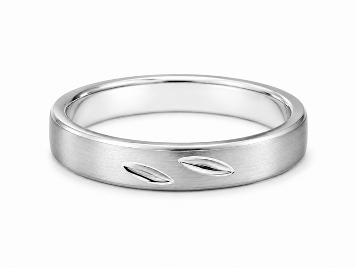 Pt950 Platinum Diamond Band for Men & Women – Custom Size