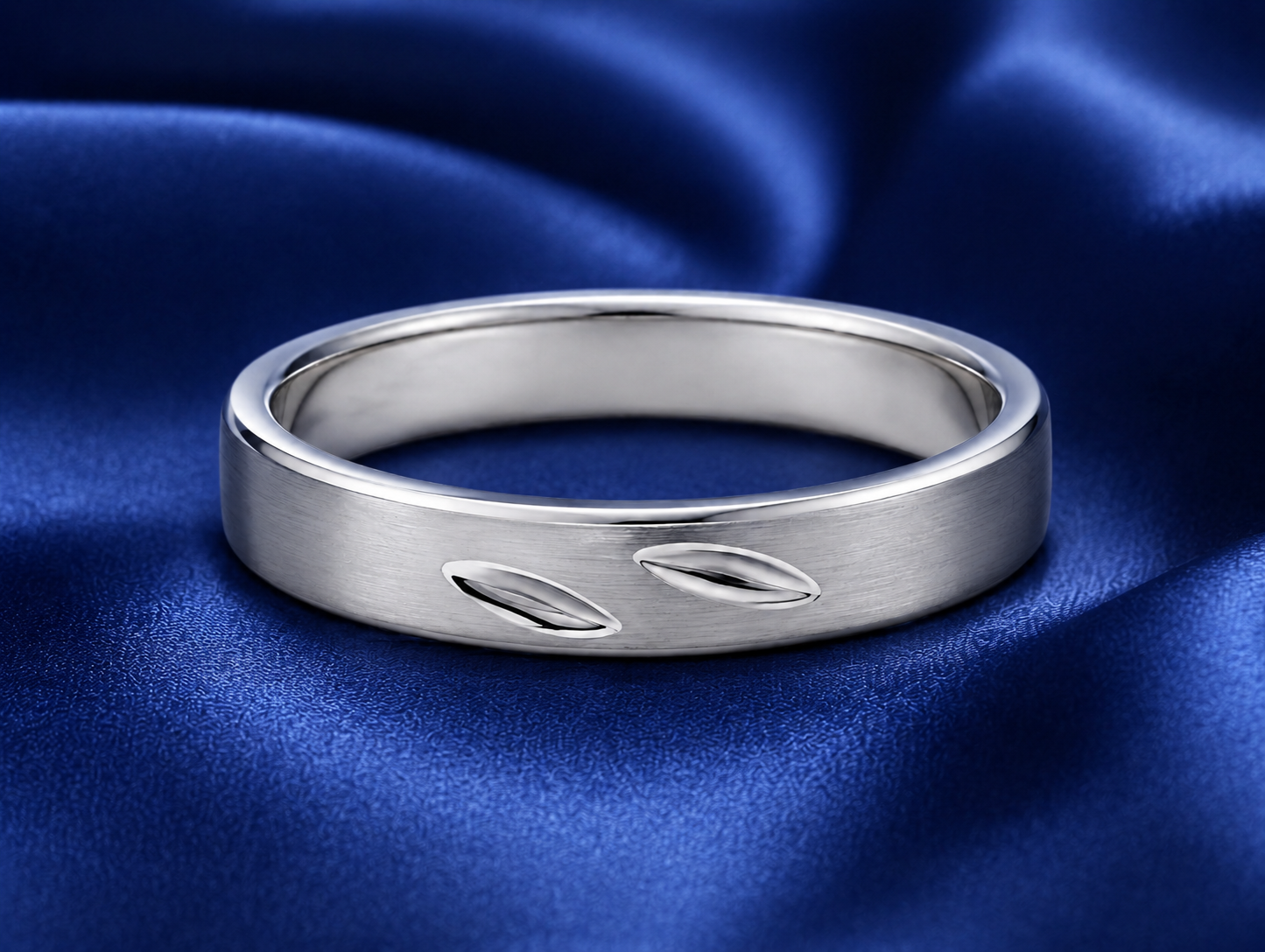 Pt950 Platinum Diamond Band for Men & Women – Custom Size
