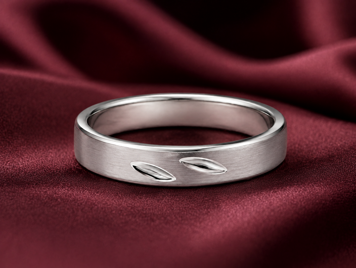 Pt950 Platinum Diamond Band for Men & Women – Custom Size