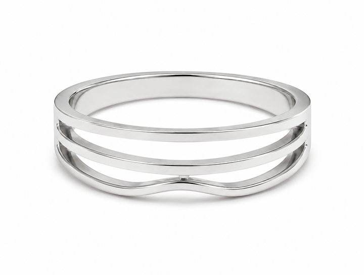 Pt950 Platinum Band – 4.25g | Custom Size | High-Polish Finish