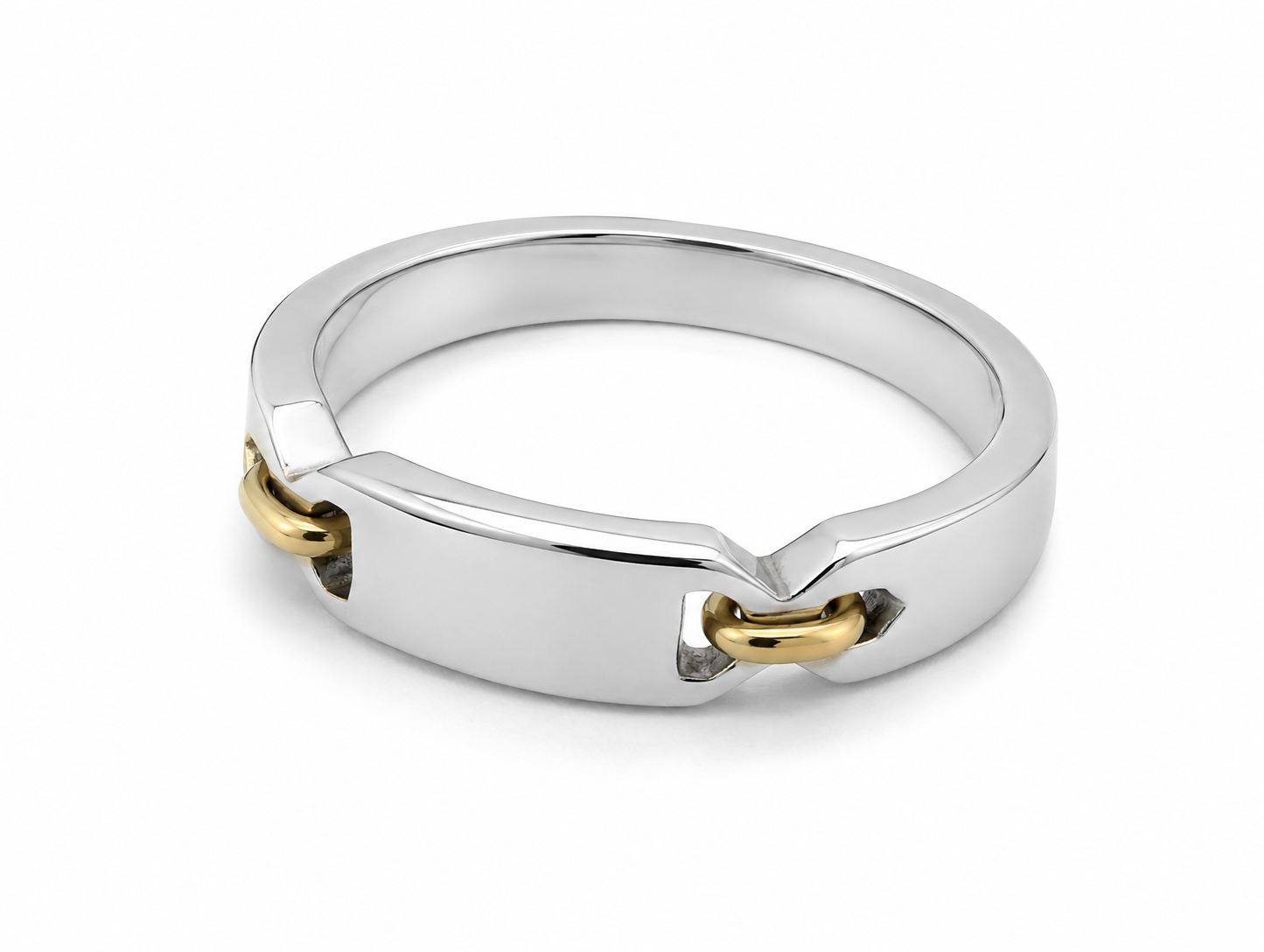 Pt950 Platinum & 18Kt Gold Band | 3.74g | Savya Jewels