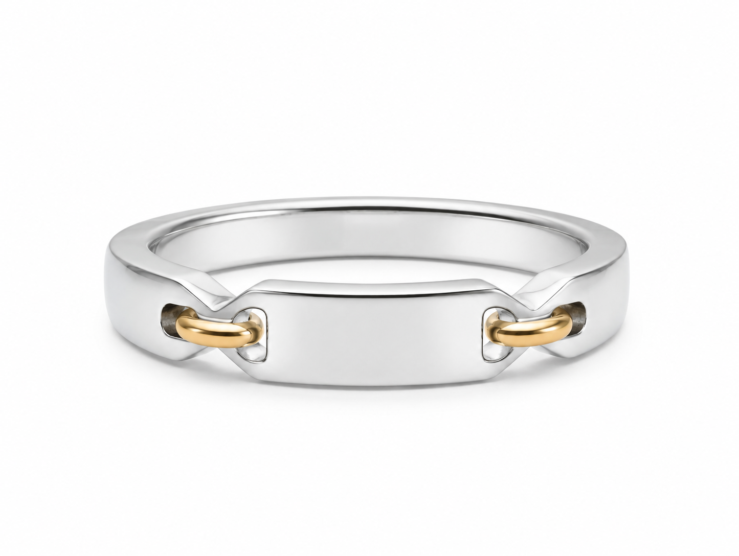 Pt950 Platinum & 18Kt Gold Band | 3.74g | Savya Jewels