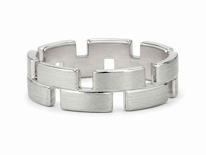 Pt950 Platinum Diamond Band | 8.58g | Custom Size