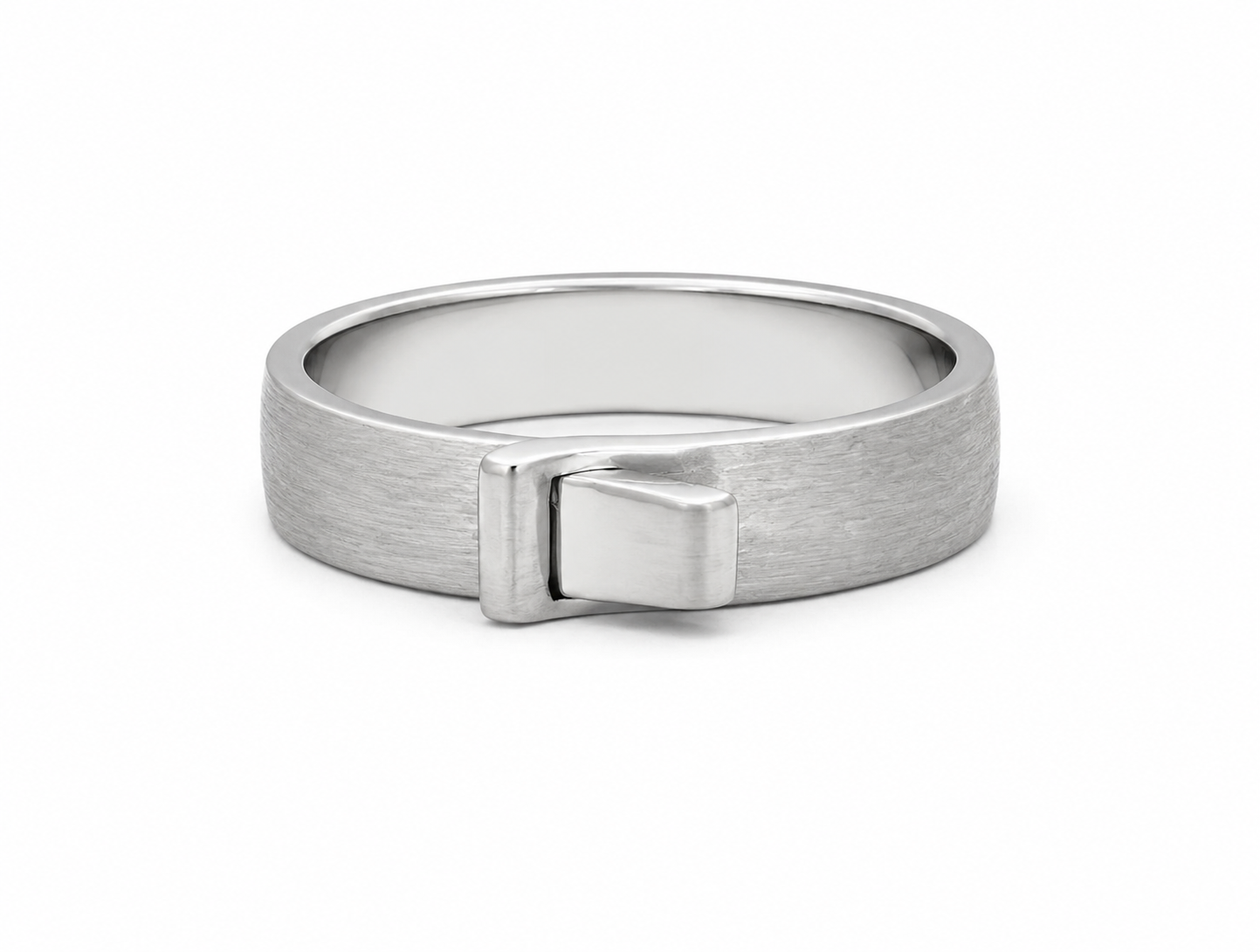 Pt950 Platinum Diamond Band | High-Polish Finish | Savya Jewels