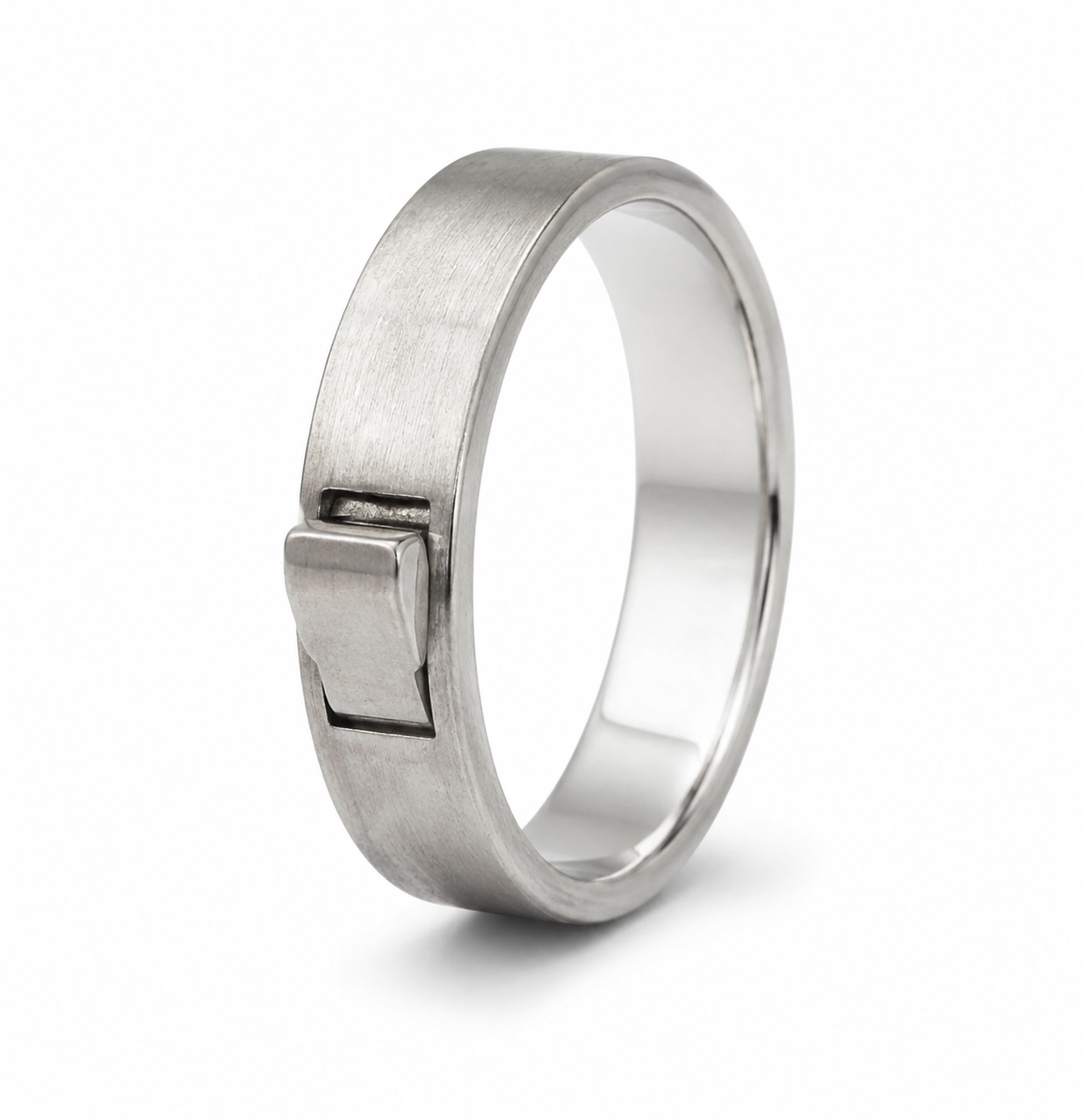 Pt950 Platinum Diamond Band | High-Polish Finish | Savya Jewels