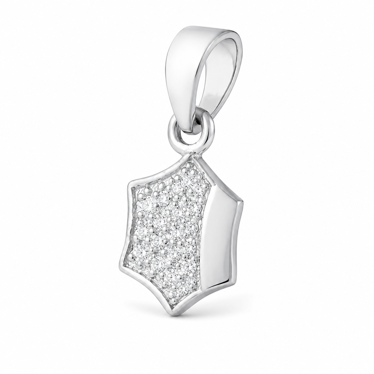 Platinum Diamond Pendant for Women – Pt950 Sparkling Pendant with High-Polish Finish | Savya Jewels