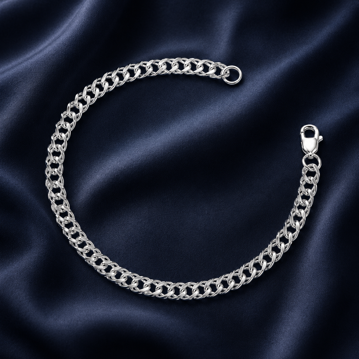 Platinum Men's Chain Bracelet | GIA Certified | Pt950 | Savya Jewels