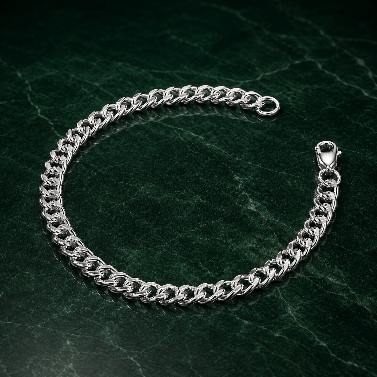 Platinum Men's Chain Bracelet | GIA Certified | Pt950 | Savya Jewels
