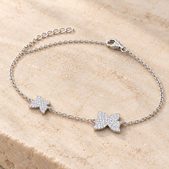 Butterfly Silver Bracelet for Women | Savya Jewels