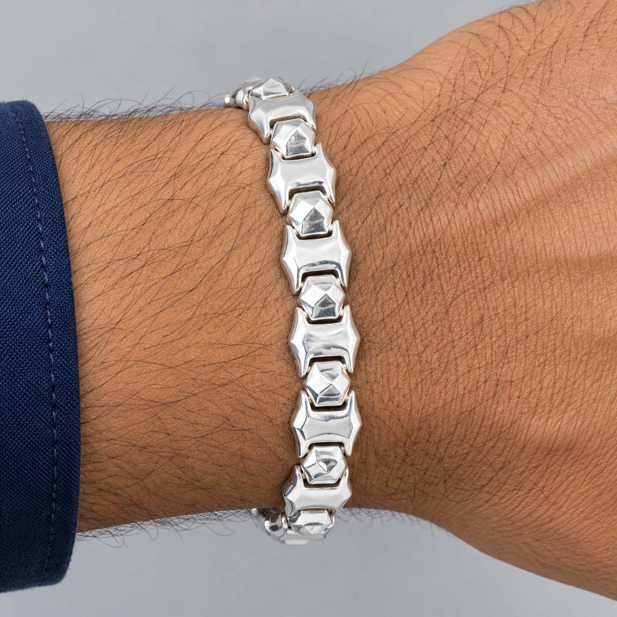 24.300 g 925 Sterling Silver Bracelet for Men - Savya Jewels