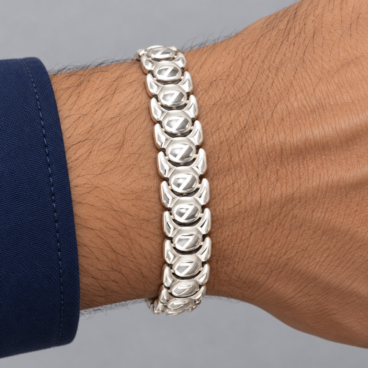 31.100 g 925 Sterling Silver Bracelet for Men - Savya Jewels