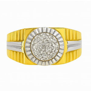 Best Gents Round Gold Ring in Meerut | Savya Jewels