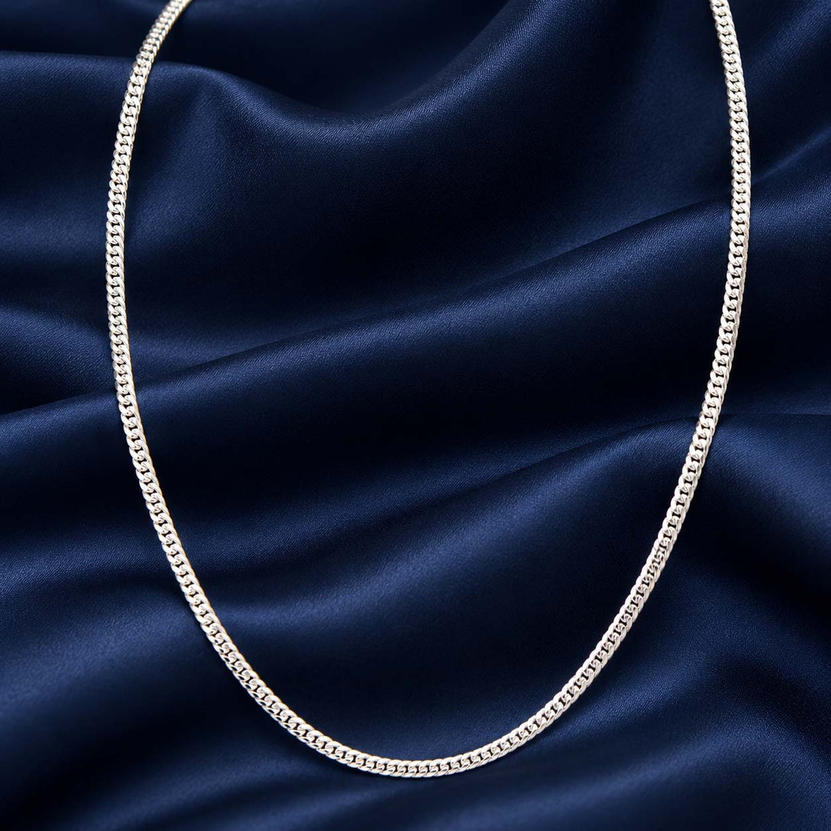 925 Sterling Silver Curb Chain for Men, 13.300 g