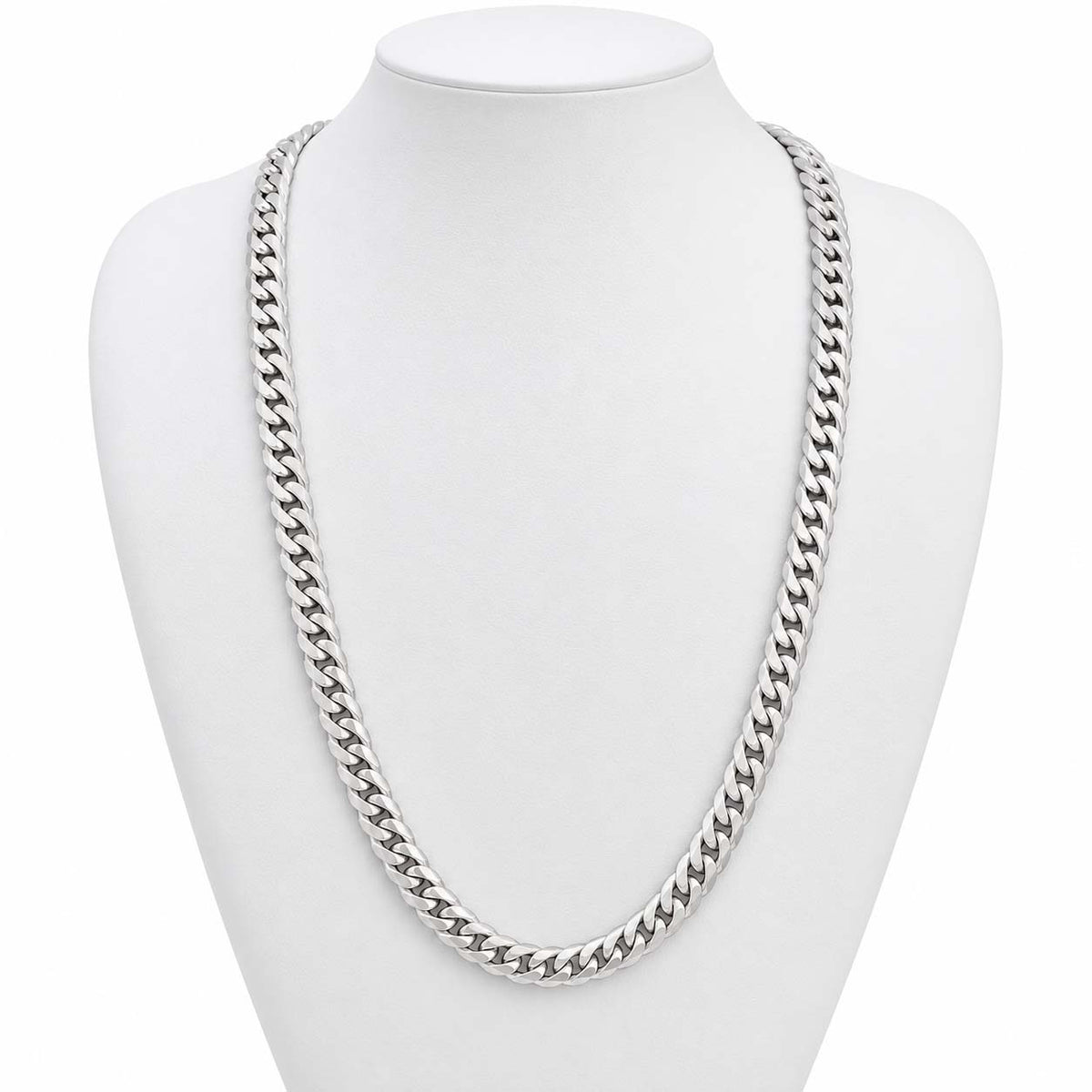 925 Sterling Silver Curb Chain for Men, 19.300 g