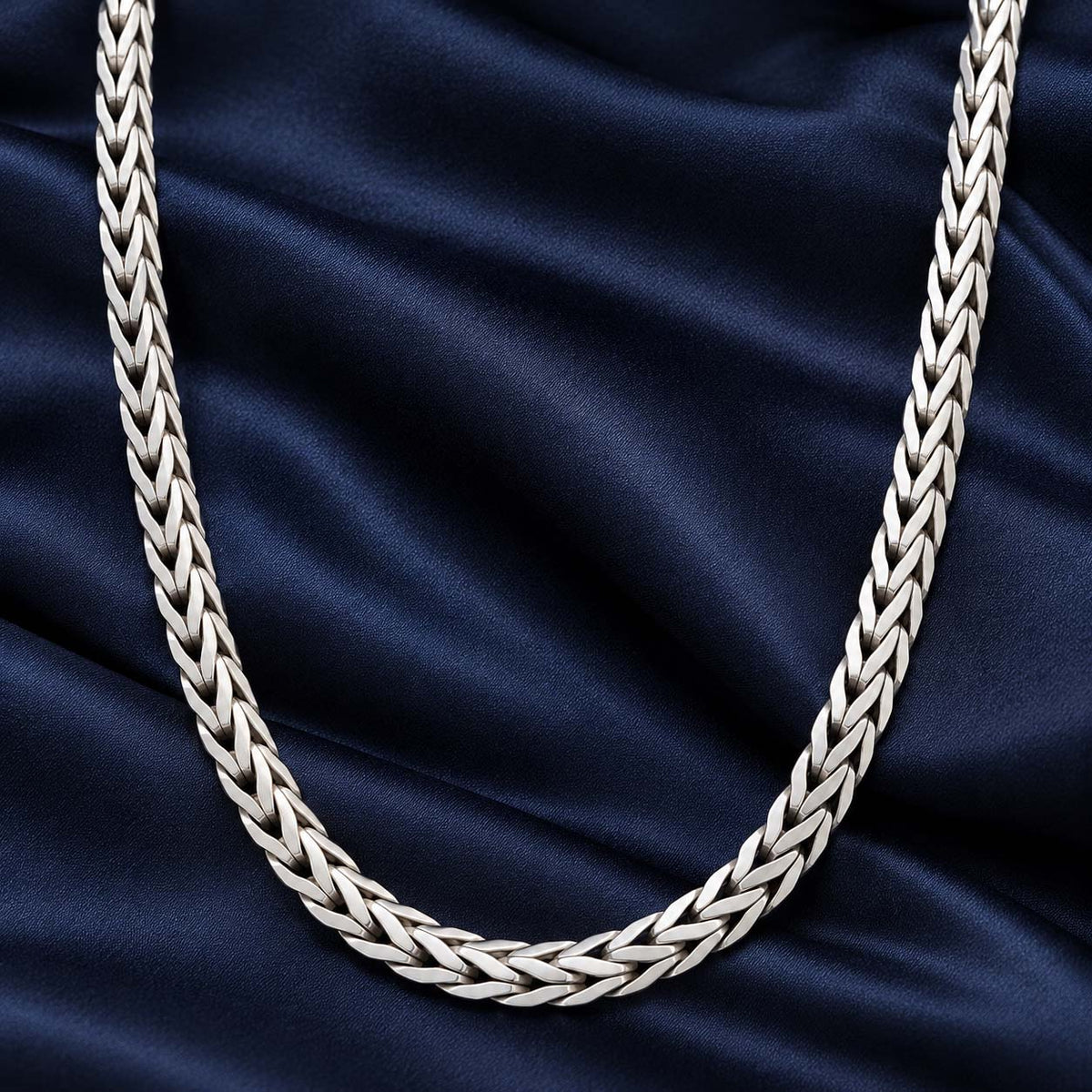 925 Sterling Silver Curb Chain for Men, 34 g